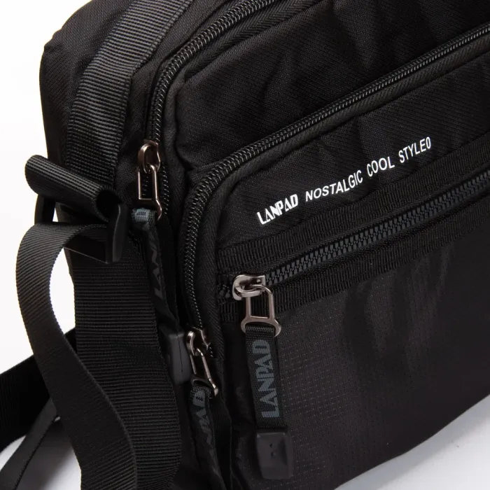Сумка Мужская Планшет нейлон Lanpad 8648 black