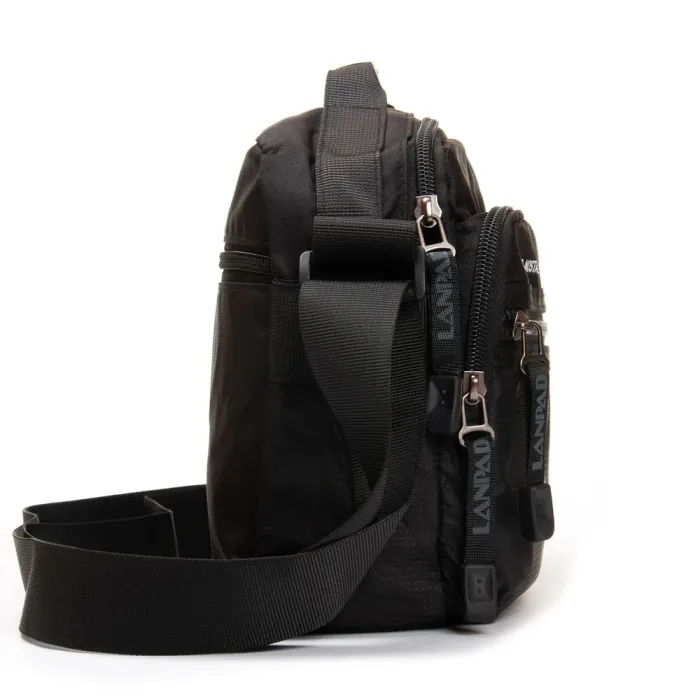 Сумка Мужская Планшет нейлон Lanpad 8648 black
