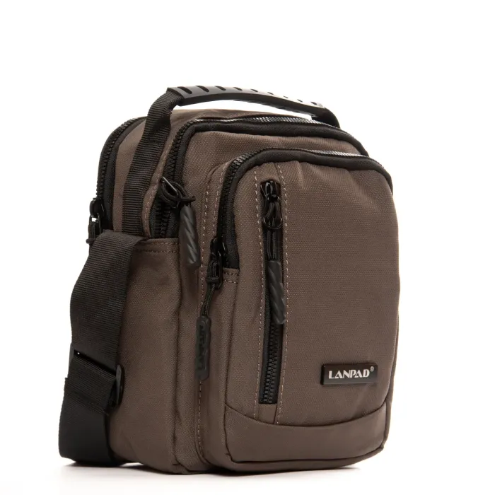 Сумка Мужская Планшет нейлон Lanpad A15057 brown мал