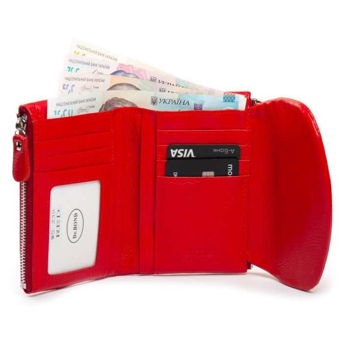 Кошелек Bright Женский кожа DR. BOND WS-239 red