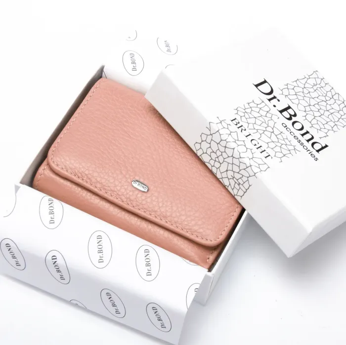 Кошелек Bright Женский кожа DR. BOND WS-403 pink
