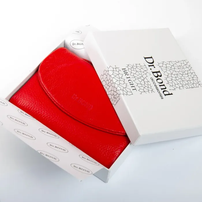 Кошелек Bright Женский кожа DR. BOND WS-239 red