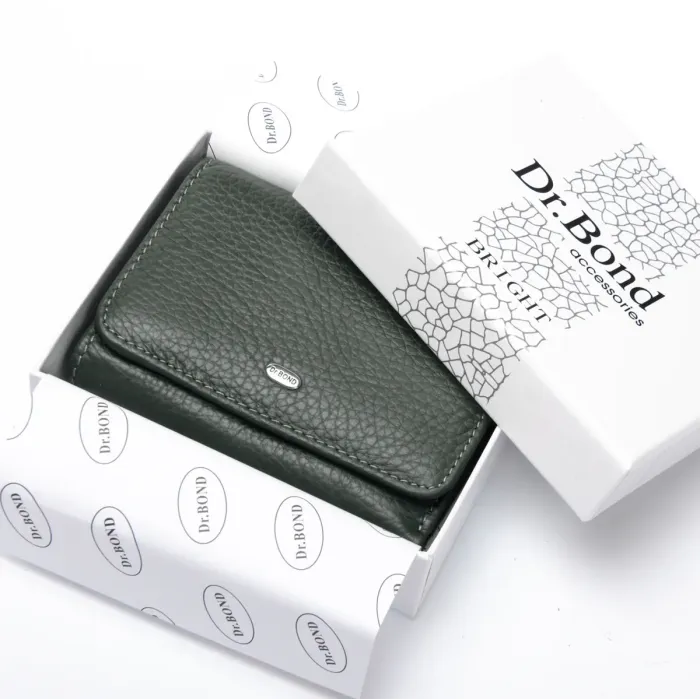 Кошелек Bright Женский кожа DR. BOND WS-403 green