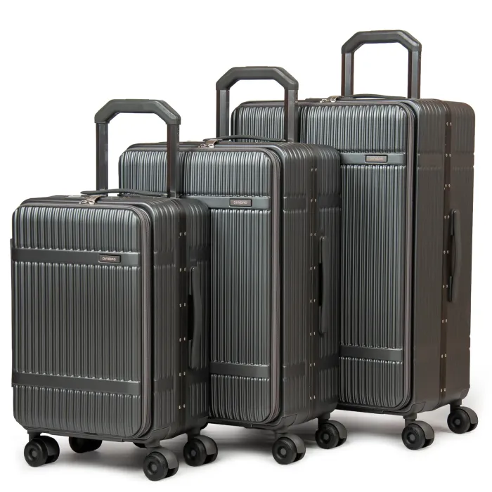Дорожная Чемодан 31 ABS-пластик Dinibao 2052 grey