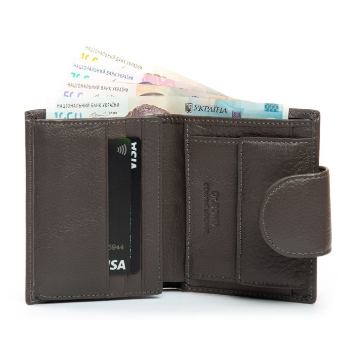 Кошелек Bright Женский кожа DR. BOND WS-36 gray