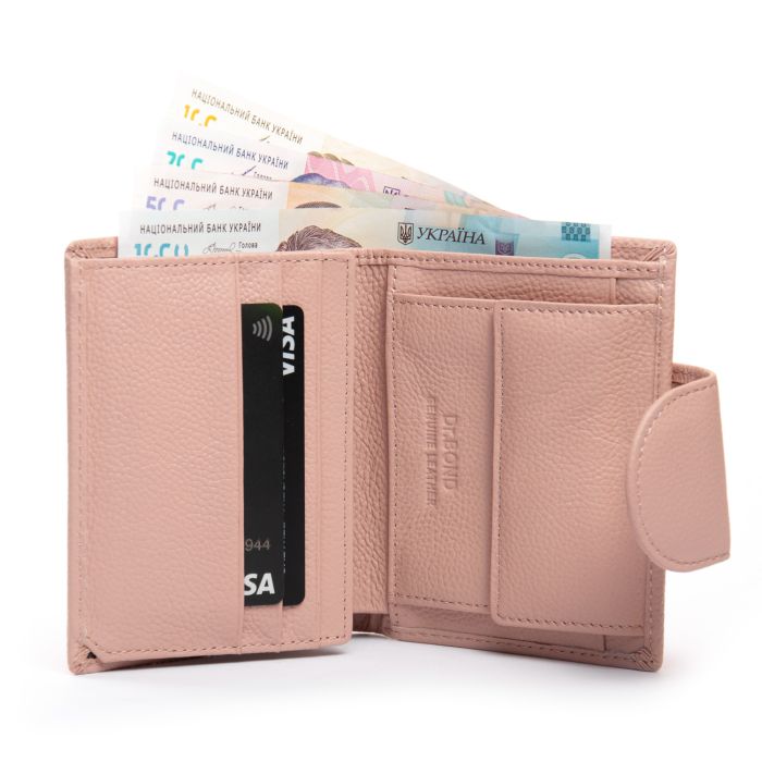 Кошелек Bright Женский кожа DR. BOND WS-36 pink