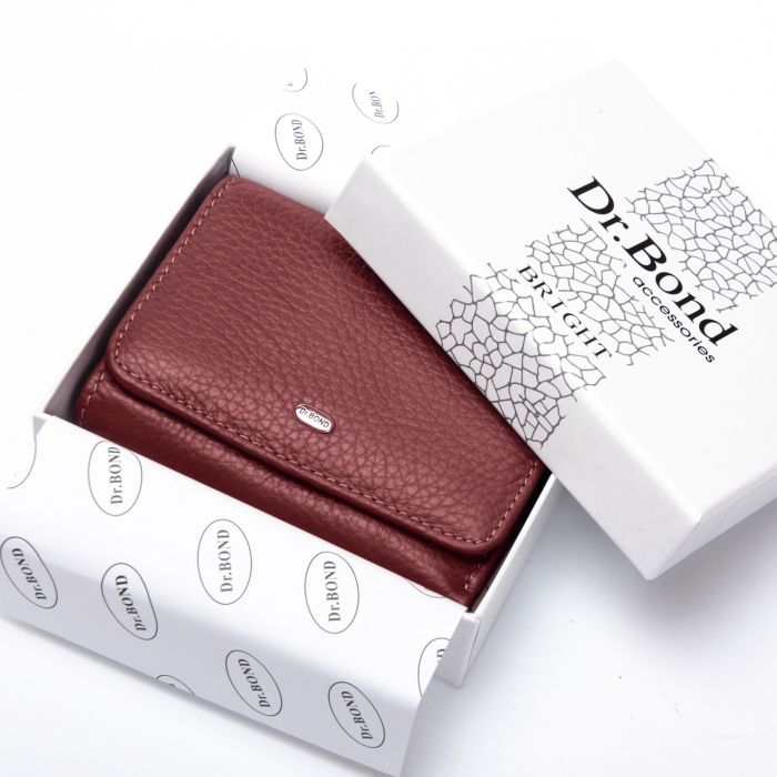Кошелек Bright Женский кожа DR. BOND WS-403 wine red
