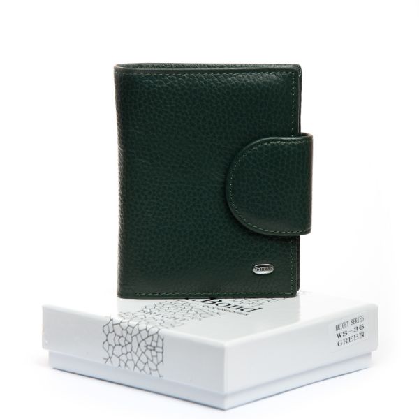 Кошелек Bright Женский кожа DR. BOND WS-36 green