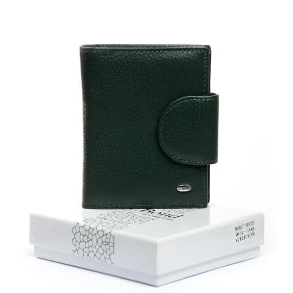 Кошелек Bright Женский кожа DR. BOND WS-36 green