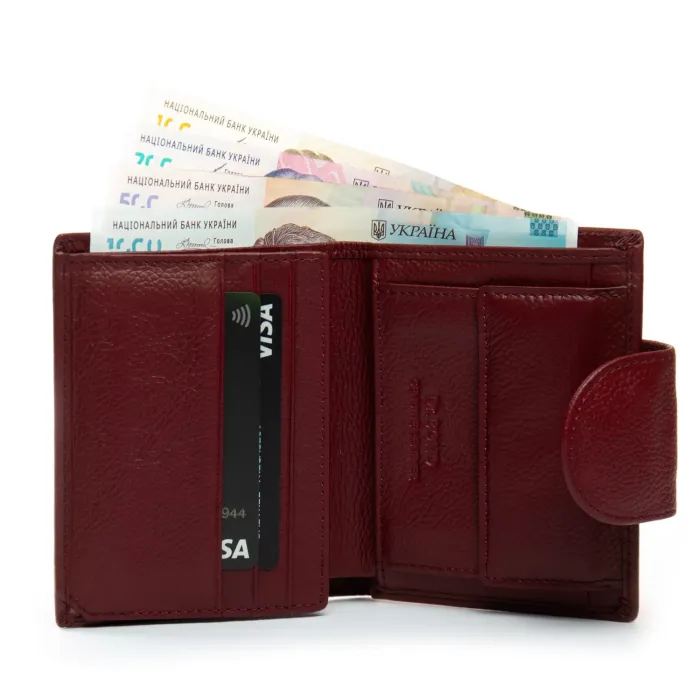 Кошелек Bright Женский кожа DR. BOND WS-36 wine red