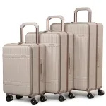 Дорожная Чемодан 31 ABS-пластик Dinibao 2052 wheat gray