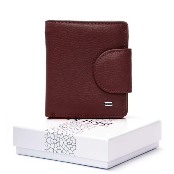 Кошелек Bright Женский кожа DR. BOND WS-415-1 wine red