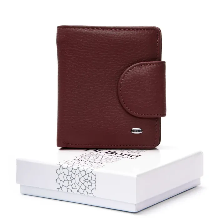Кошелек Bright Женский кожа DR. BOND WS-415-1 wine red