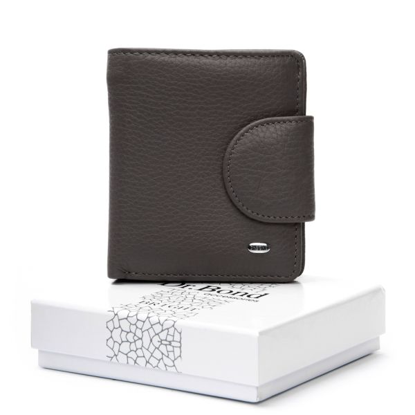 Кошелек Bright Женский кожа DR. BOND WS-415-1 gray