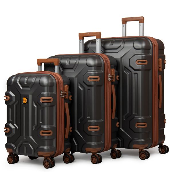 Дорожная Чемодан 31 ABS-пластик FASHION A17 dark-grey