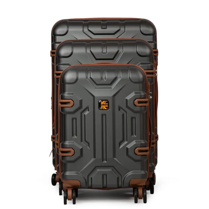 Дорожная Чемодан 31 ABS-пластик FASHION A17 dark-grey