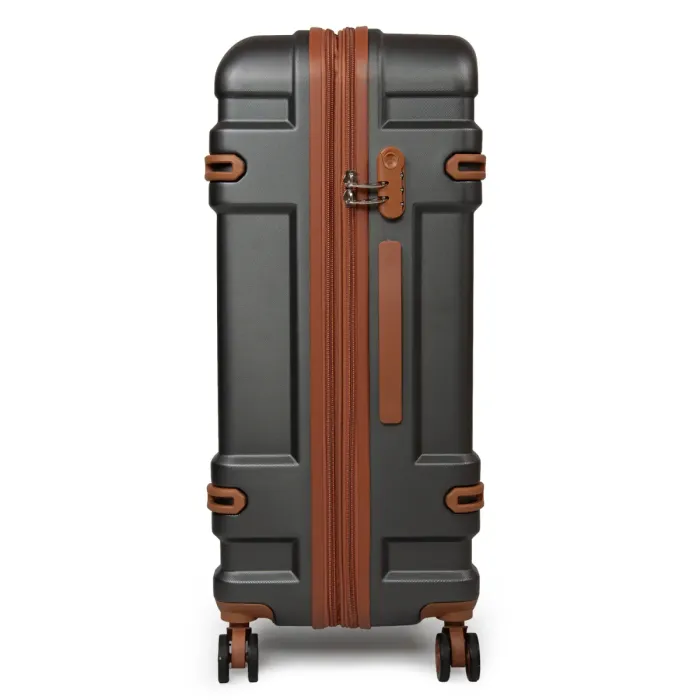 Дорожная Чемодан 31 ABS-пластик FASHION A17 dark-grey