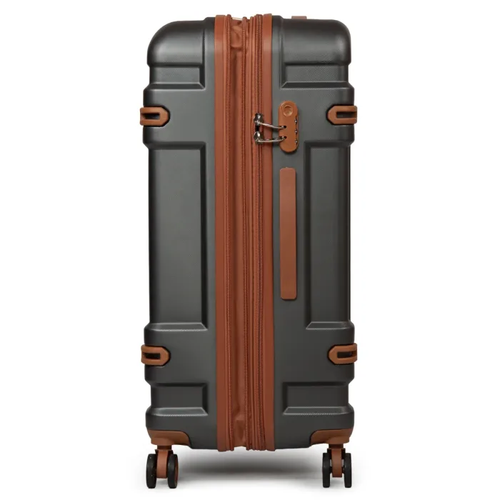Дорожная Чемодан 31 ABS-пластик FASHION A17 dark-grey