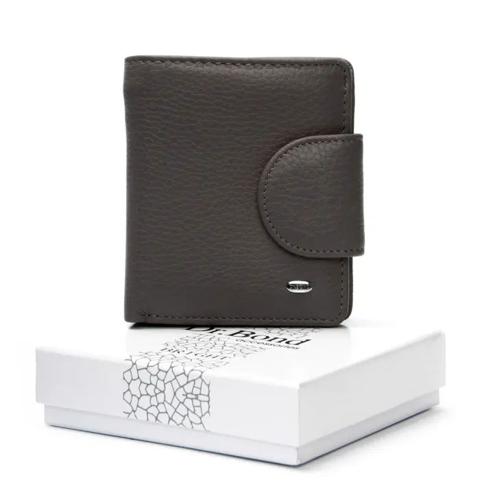 Кошелек Bright Женский кожа DR. BOND WS-415-1 gray