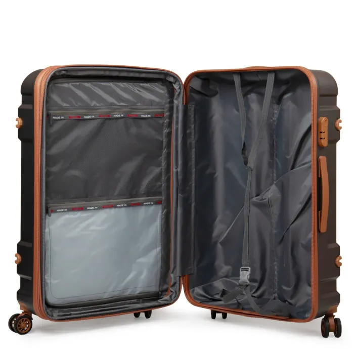 Дорожная Чемодан 31 ABS-пластик FASHION A17 dark-grey