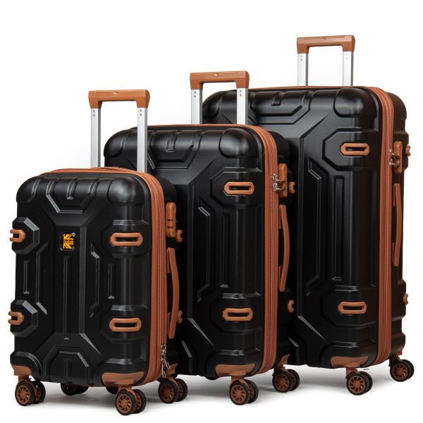 Дорожная Чемодан 31 ABS-пластик FASHION A17 black