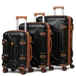 Дорожная Чемодан 31 ABS-пластик FASHION A17 black