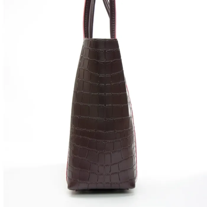 Сумка Женская Классическая кожа ALEX RAI 9349 bordo