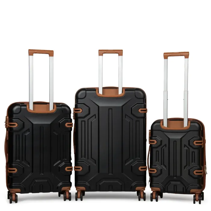 Дорожная Чемодан 31 ABS-пластик FASHION A17 black