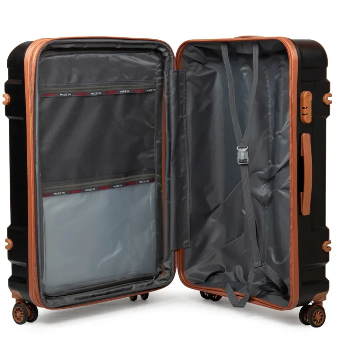 Дорожная Чемодан 31 ABS-пластик FASHION A17 black