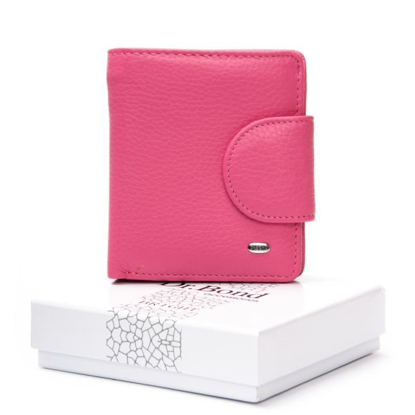 Кошелек Bright Женский кожа DR. BOND WS-415-1 plum-red