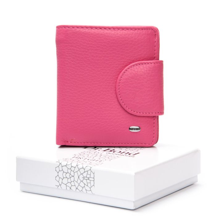 Кошелек Bright Женский кожа DR. BOND WS-415-1 plum-red