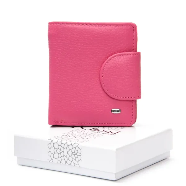 Кошелек Bright Женский кожа DR. BOND WS-415-1 plum-red