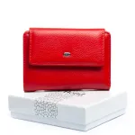 Кошелек Bright Женский кожа DR. BOND WS-31 red
