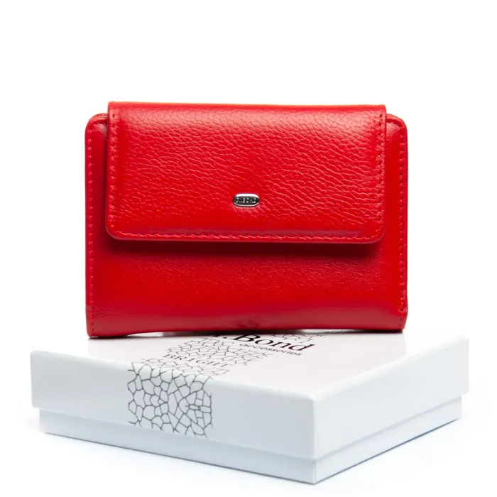 Кошелек Bright Женский кожа DR. BOND WS-31 red