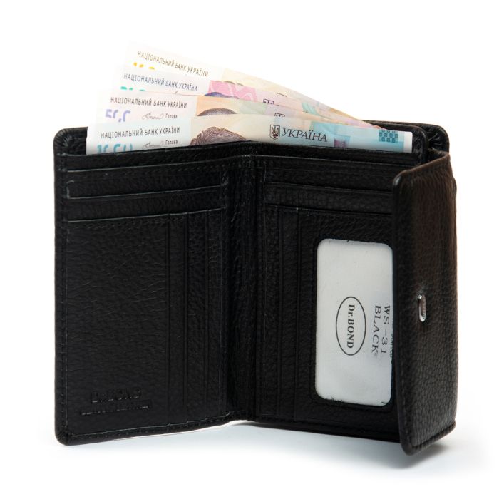 Кошелек Bright Женский кожа DR. BOND WS-31 black