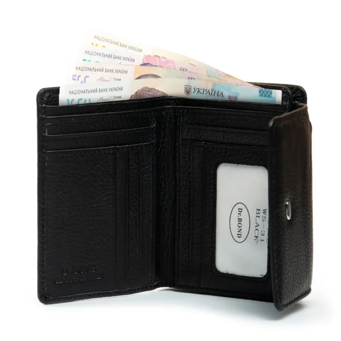 Кошелек Bright Женский кожа DR. BOND WS-31 black