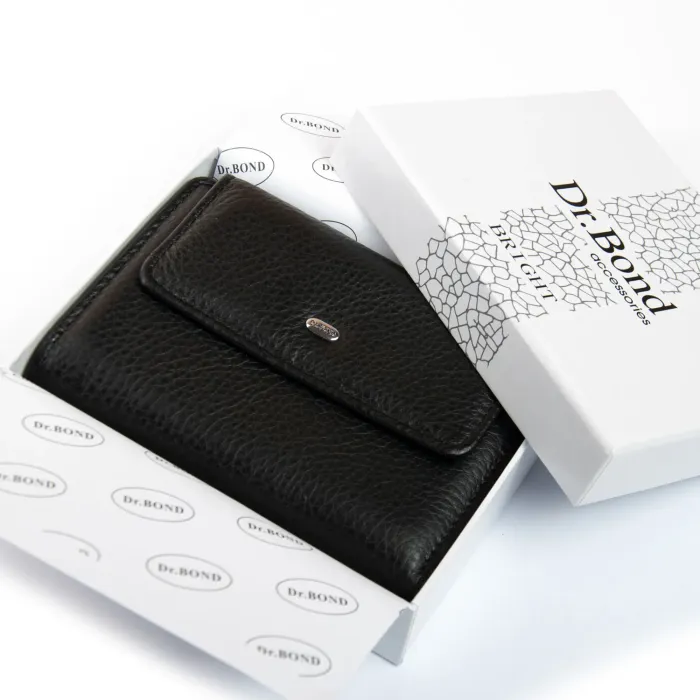 Кошелек Bright Женский кожа DR. BOND WS-31 black