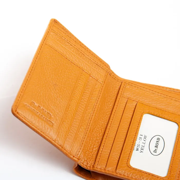 Кошелек Bright Женский кожа DR. BOND WS-31 yellow