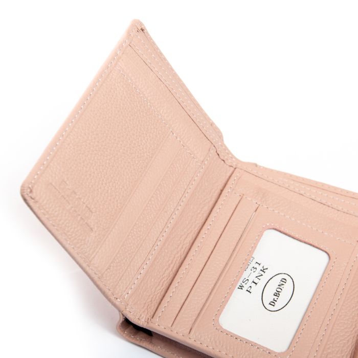 Кошелек Bright Женский кожа DR. BOND WS-31 pink