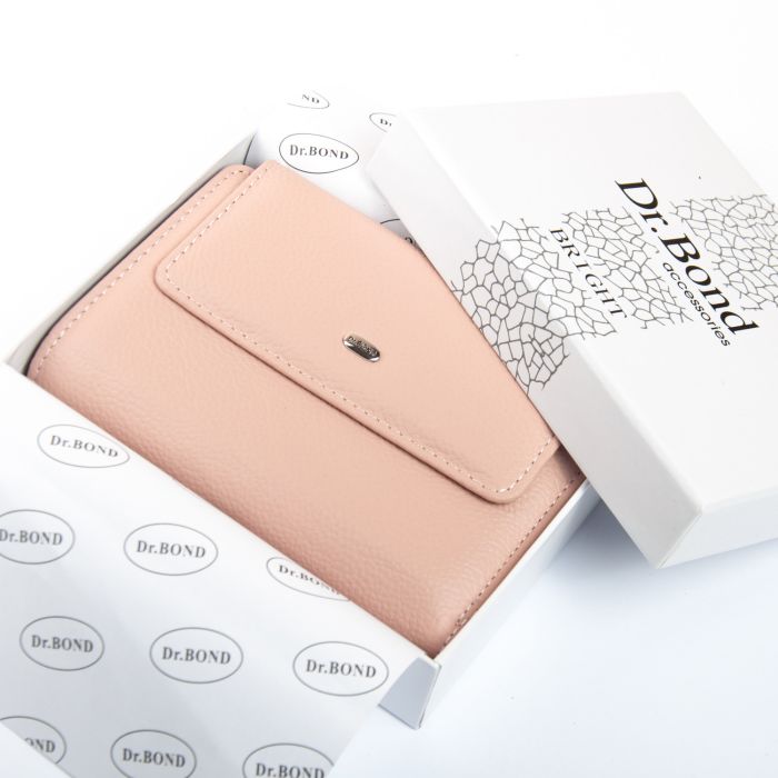 Кошелек Bright Женский кожа DR. BOND WS-31 pink