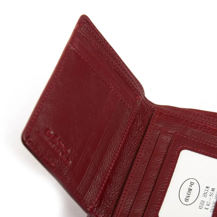 Кошелек Bright Женский кожа DR. BOND WS-31 wine red