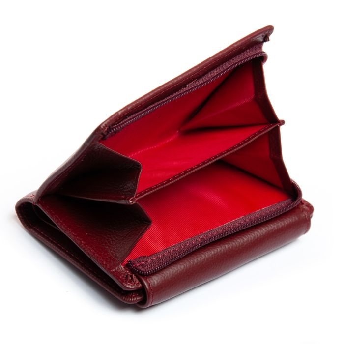 Кошелек Bright Женский кожа DR. BOND WS-31 wine red