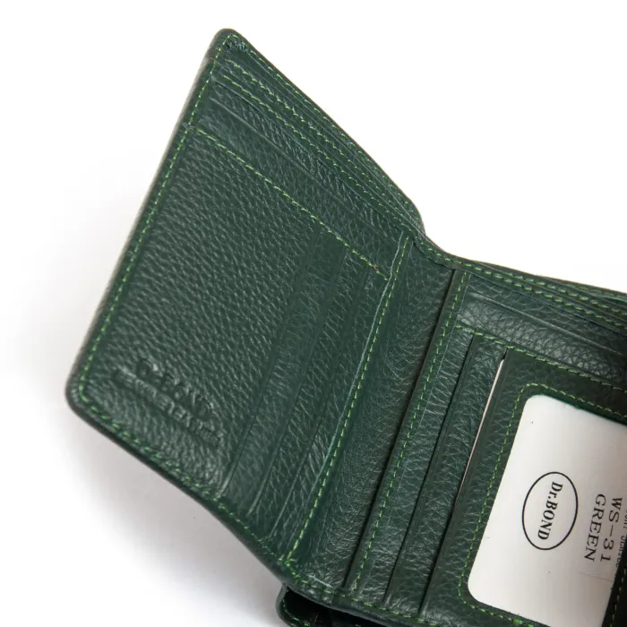 Кошелек Bright Женский кожа DR. BOND WS-31 green