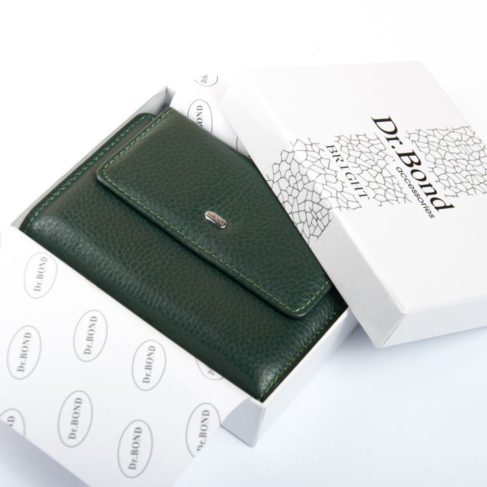 Кошелек Bright Женский кожа DR. BOND WS-31 green