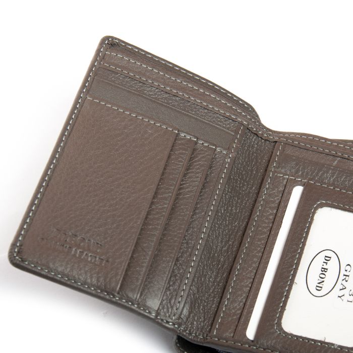 Кошелек Bright Женский кожа DR. BOND WS-31 gray