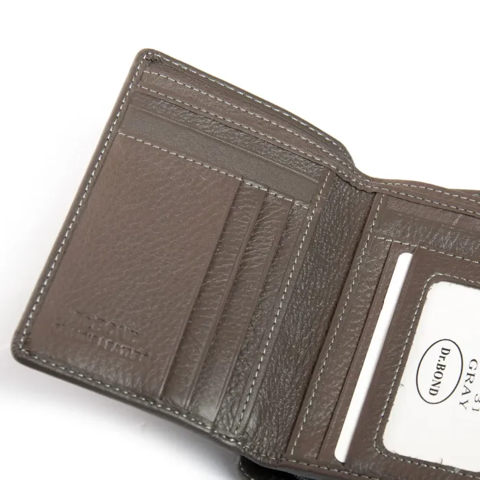 Кошелек Bright Женский кожа DR. BOND WS-31 gray