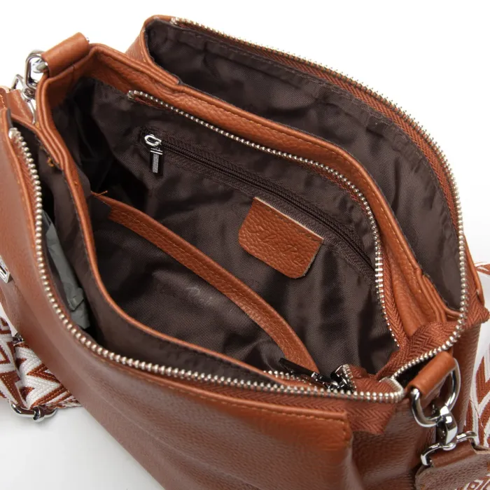 Сумка Женская Классическая кожа ALEX RAI 6001 khaki