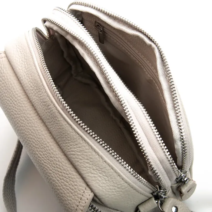 Сумка Женская Клатч кожа ALEX RAI 3904 pale grey