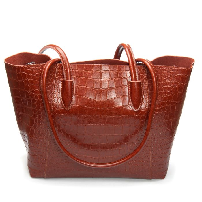 Сумка Женская Классическая кожа ALEX RAI 9349 camel