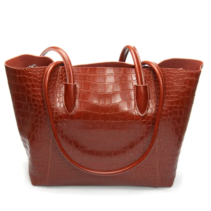 Сумка Женская Классическая кожа ALEX RAI 9349 camel